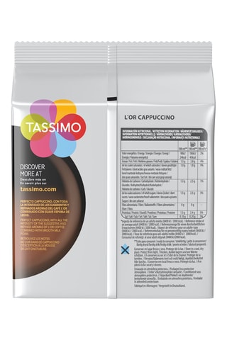 40 monodosis Tassimo - L'Or Café Cappuccino - 5 x 8 cápsulas