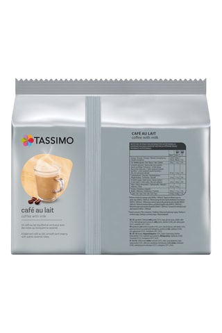 105 dosettes Tassimo - Café au lait - 5 x 21 dosettes