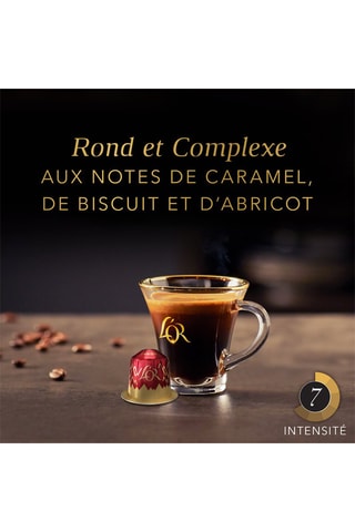 100 cápsulas Espresso Scandinavia lungo - Intensidad 7 - 10 x 10 cápsulas L'Or Espresso