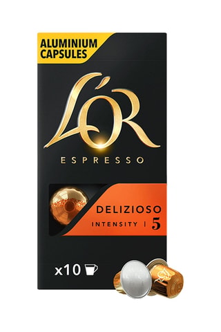 200 cápsulas - Café Delizioso - Intensidad 5 - 20 x 10 cápsulas L'Or Espresso
