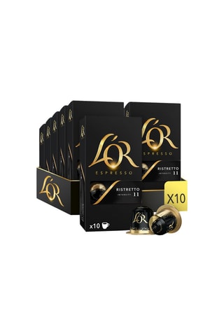 200 cápsulas - Café Ristretto - Intensidad 11 - 20 x 10 cápsulas L'Or Espresso