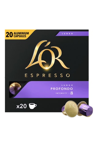 200 cápsulas - Café Lungo Profondo - Intensidad 8 - 10 x 20 cápsulas L'Or Espresso