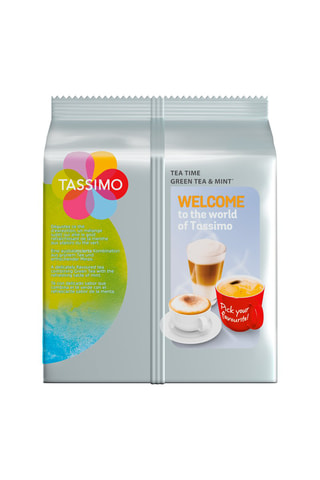 80 dosettes Tassimo - Tea Time Thé Vert Menthe - 5 x 16 dosettes