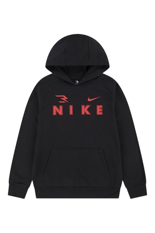 Sweat à capuche - Noir et rouge