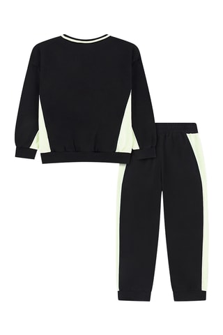Sudadera y pantalón Color Blocked Crew - Nike - Negro