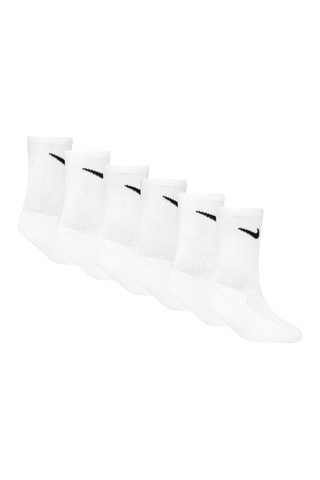 6 pares de calcetines - Nike - Blanco y negro