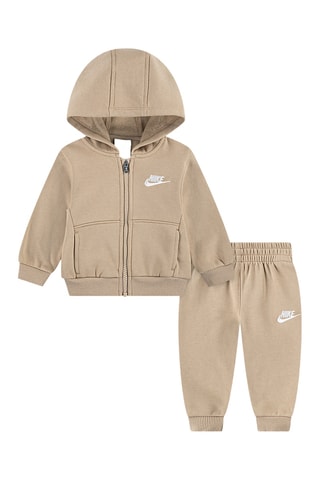 Sweat à capuche et pantalon polaires - Nike - Beige
