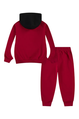 Sudadera con capucha y pantalón de chándal - Rojo