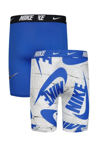 2 boxers - Nike - Blanc, bleu et noir