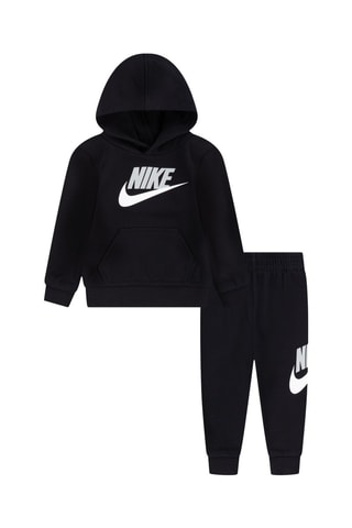 Sudadera con capucha y pantalón de chándal - Blanco y negro