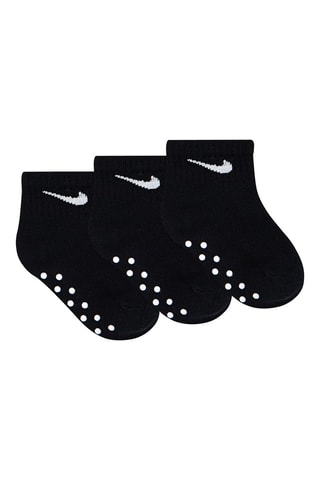 3 paires de chaussettes antidérapantes - Blanc et noir