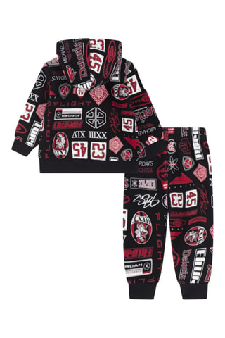 Sudadera con capucha y pantalón Brooklyn - Jordan - Negro, rojo y gris