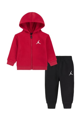 Conjunto de sudadera con capucha y pantalón - Negro