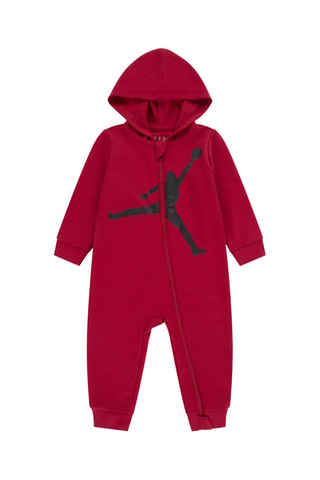 Grenouillère à capuche - Rouge