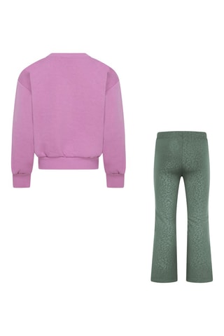 Sweat et pantalon - Nike - Vert et rose