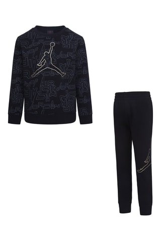 Sudadera y pantalón polar - Jordan - Blanco, negro y gris