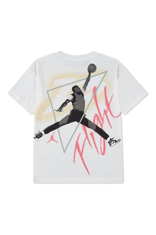 T-shirt Jumpman Take Flight - Jordan - Blanc et rose