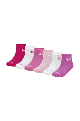 6 paires de chaussettes Perf Basic Quarter - Nike - Rose