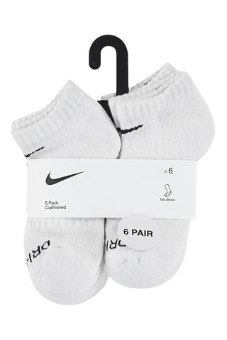 6 pares de calcetines cortos - Nike - Blanco