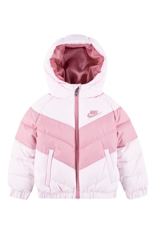 Doudoune à capuche - Nike - Blanc et rose
