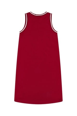 Robe - Blanc, rouge et gris