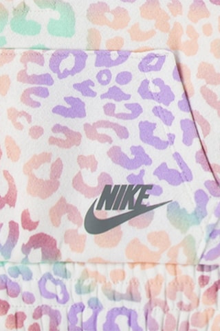 Sudadera y leggings - Nike - Verde, rosa y gris