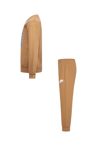 Sudadera y pantalón de chándal Fleece  - Blanco, azul y verde