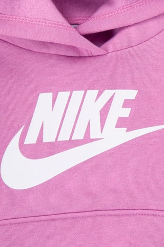 Sudadera con capucha y pantalón de chándal polar - Blanco y rosa