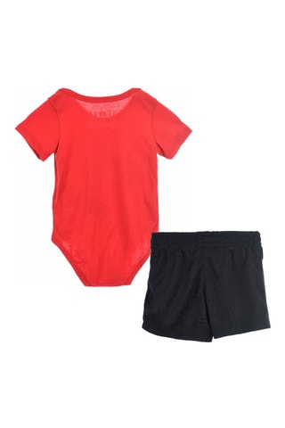 Body et short - Nike - Blanc, noir et rouge