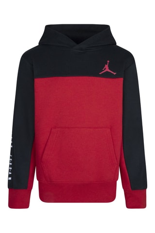 Sudadera con capucha - Jordan - Blanco, negro y rojo