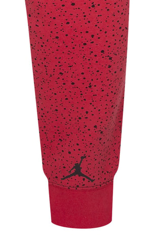 Sweat et pantalon polaire - Noir et rouge