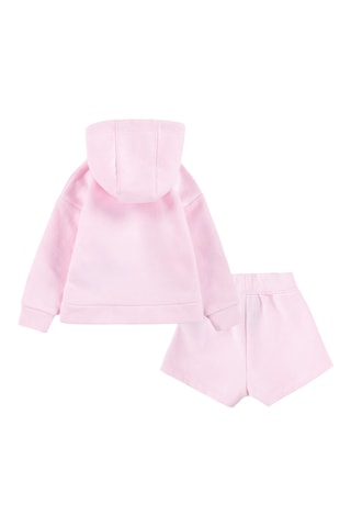 Sudadera con capucha y short - Rosa