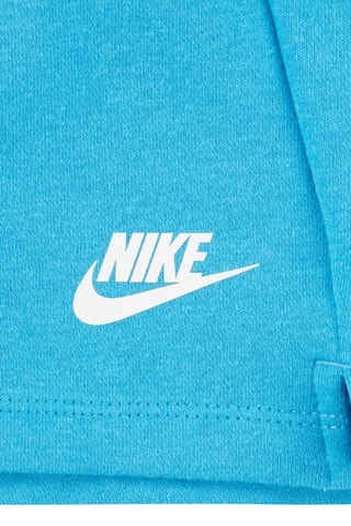 Sweat à capuche et short - Blanc et bleu
