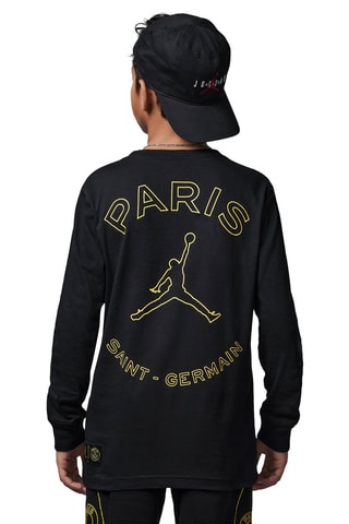 T-shirt Paris Saint-Germain - Jordan - Noir et jaune