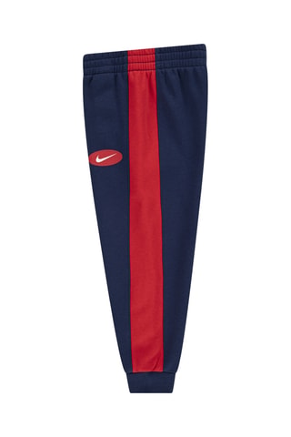 Jogging - Blanc, beige et bleu