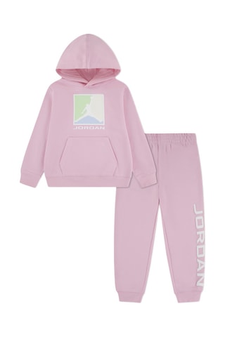 Sudadera con capucha y pantalón de chándal - Rosa