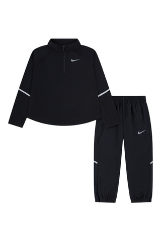 Top y pantalón de chándal - Negro