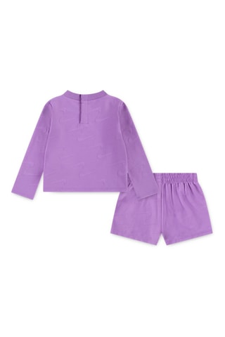 Camiseta y short Swoosh Motion - Violeta