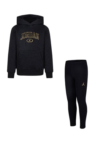 Sudadera con capucha y leggings See Me Shine - Jordan - Negro