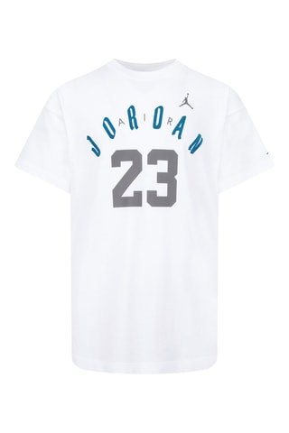 Camiseta - Jordan - Blanco, azul y gris