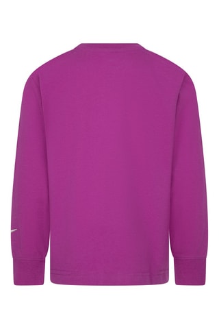 Camiseta - Nike - Blanco y violeta