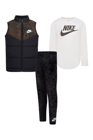 Conjunto de 3 piezas - Nike - Blanco y negro