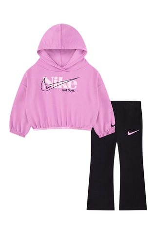 Top y leggings - Negro