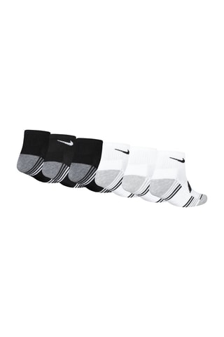 6 paires de chaussettes - Nike - Blanc, noir et gris