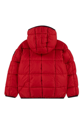Anorak con capucha - Rojo