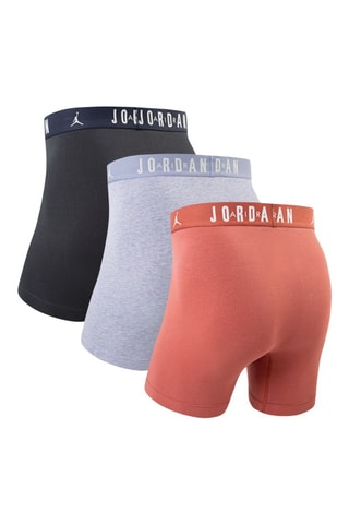 3 boxers - Noir, bleu et orange