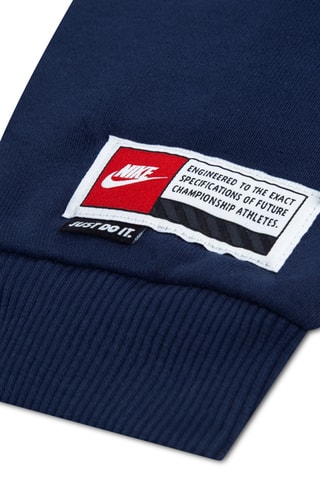 Sweat à capuche - Blanc, beige et bleu