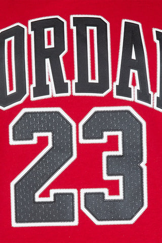 Camiseta - Jordan - Blanco, negro y rojo