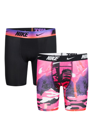 2 boxers - Nike - Blanc, noir et rose