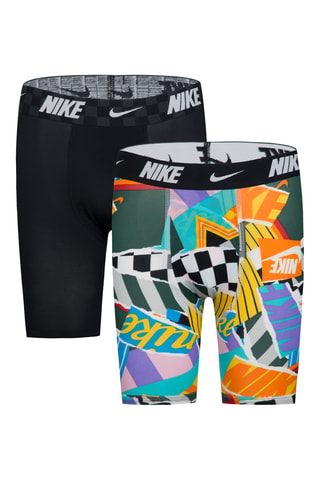 2 boxers - Nike - Bleu, noir et orange